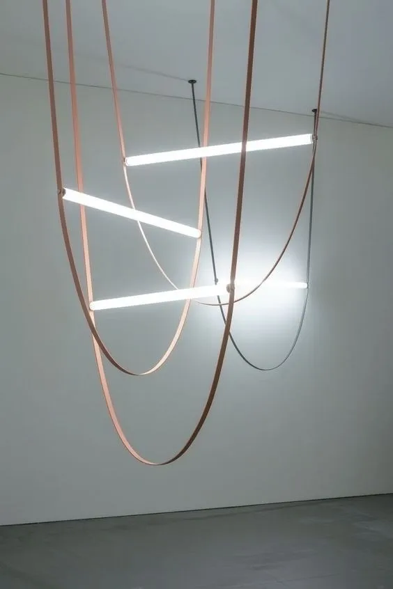 Люстра подвесная Wireline Double M+L в стиле Flos