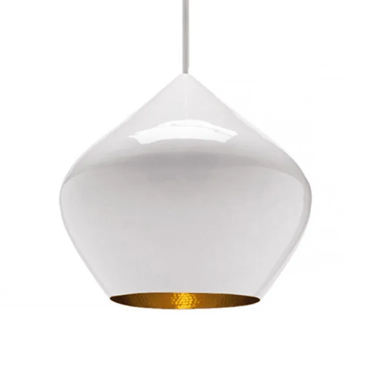 Светильник Beat Light Stout White D50 см / H48 см Белый в стиле Tom Dixon