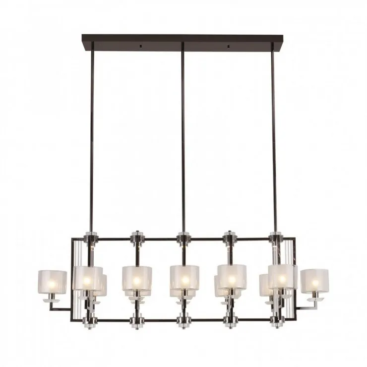 Люстра Pittsburgh L157 Black glossy
