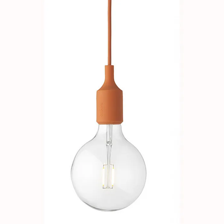Светильник E27 Color  Оранжевый в стиле Muuto