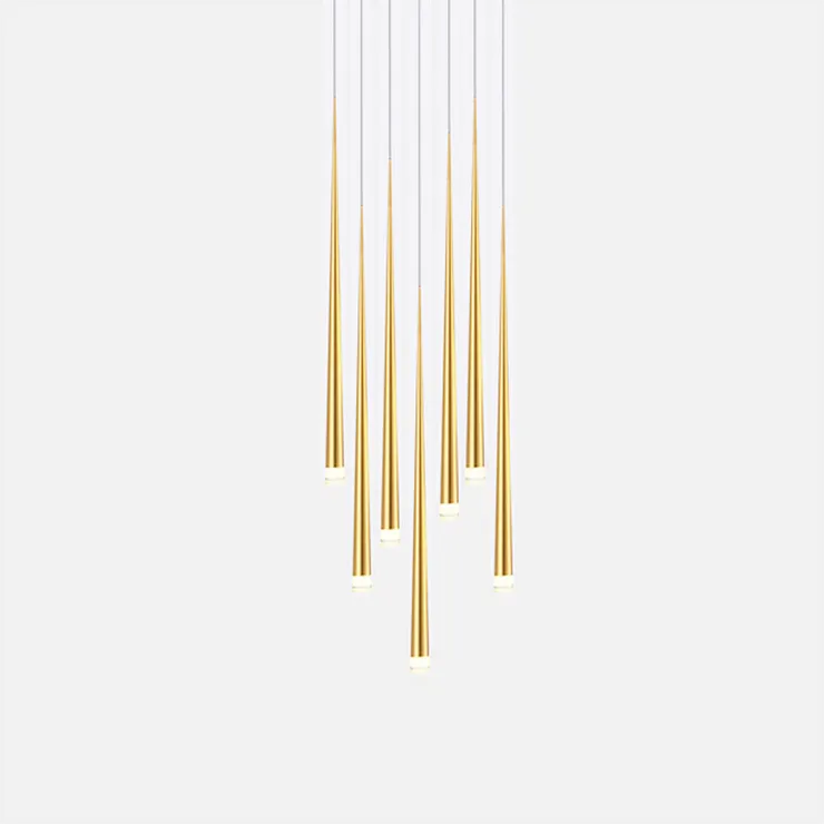 Светильник Slim 7 Gold Round в стиле Vibia