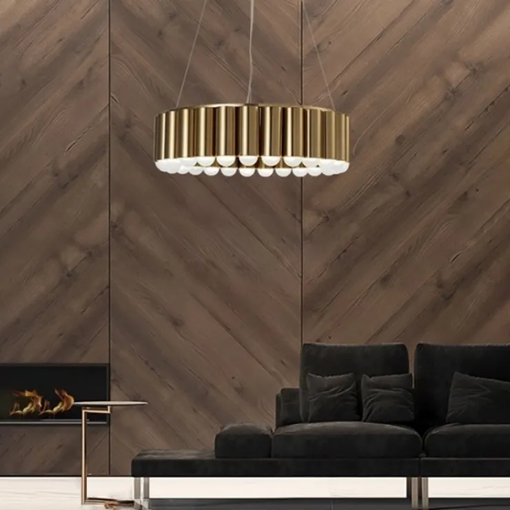 Люстра Carousel Gold в стиле Lee Broom