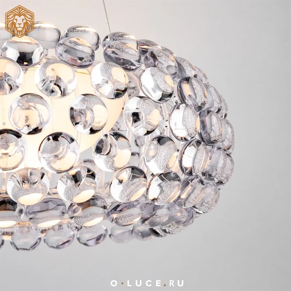 Люстра  потолочная Caboche Clear D35 в стиле Foscarini