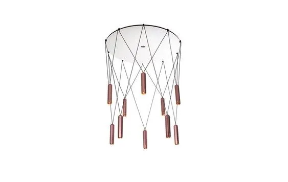 Люстра подвесная Brixton Cluster Copper 10
