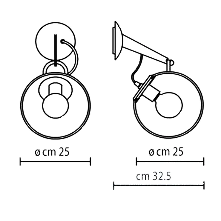 Бра Miconos в стиле Artemide