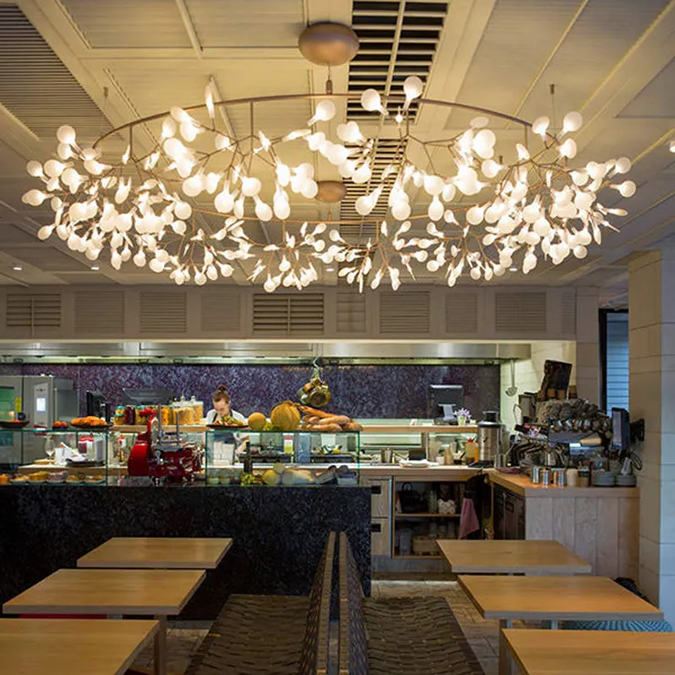 Люстра Heracleum The Big O D210  никель в стиле Moooi