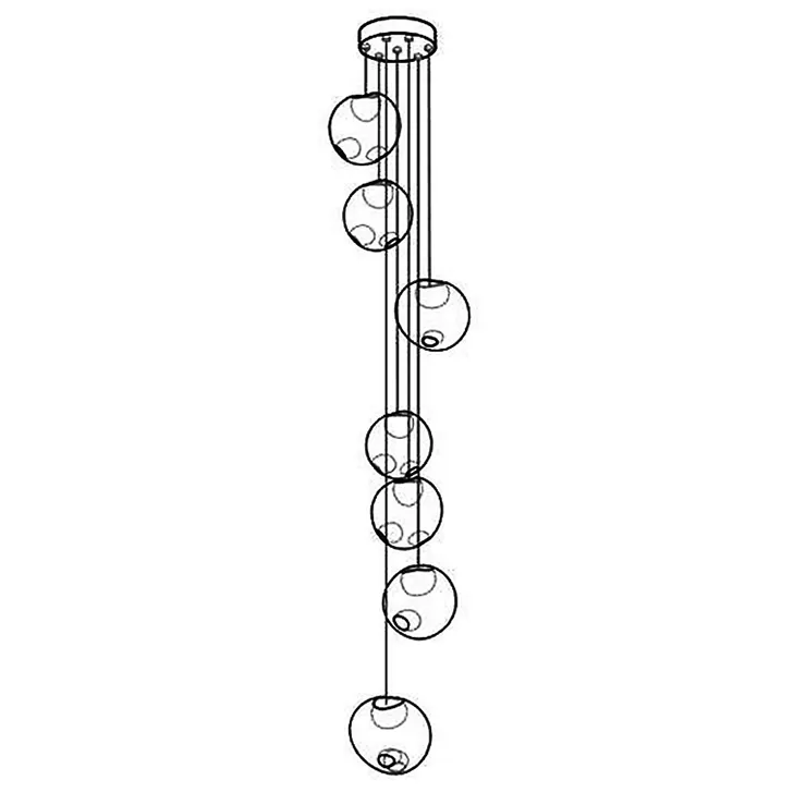 Люстра 28.7 Random Pendant Chandelier в стиле Bocci