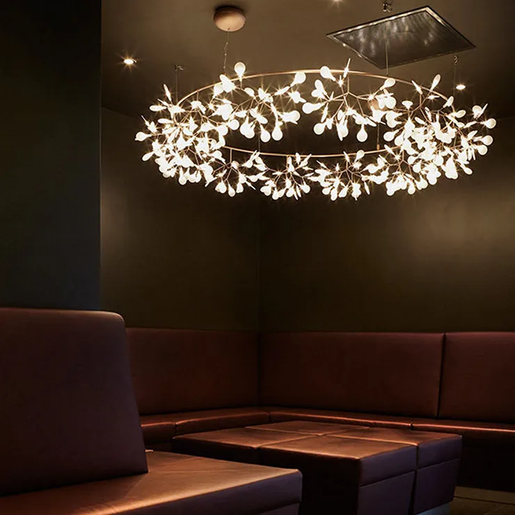 Люстра Heracleum The Big O D210  медный в стиле Moooi