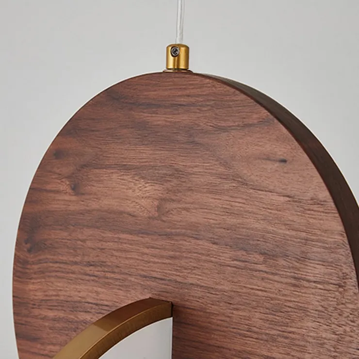 Eclipse Pendant Light Wood