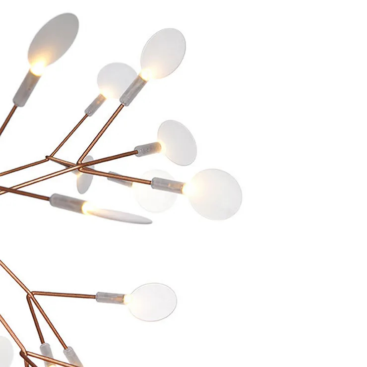 Люстра Heracleum The Big O D125  медный в стиле Moooi