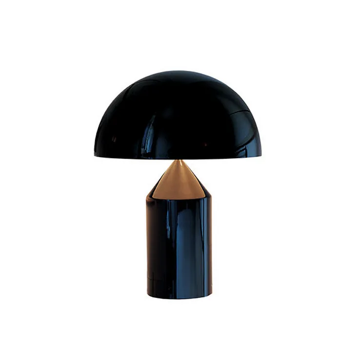 Настольная лампа Atollo Black D38 в стиле Oluce