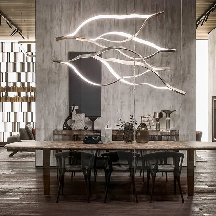 Светильник Tape Light L180 Nickel в стиле Henge