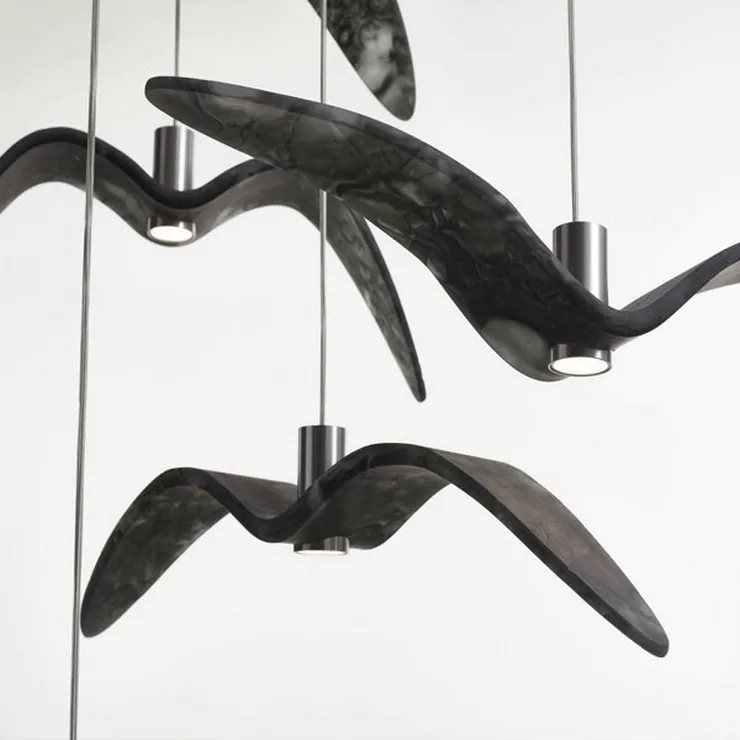 Светильник Night Birds Black L40 в стиле Brokis