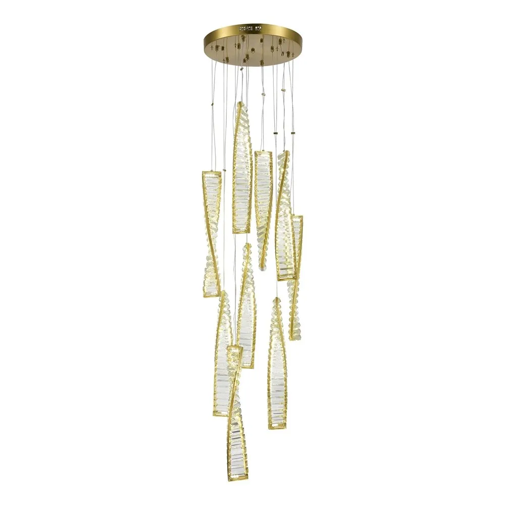 Люстра подвесная Bertolda 9 Brass