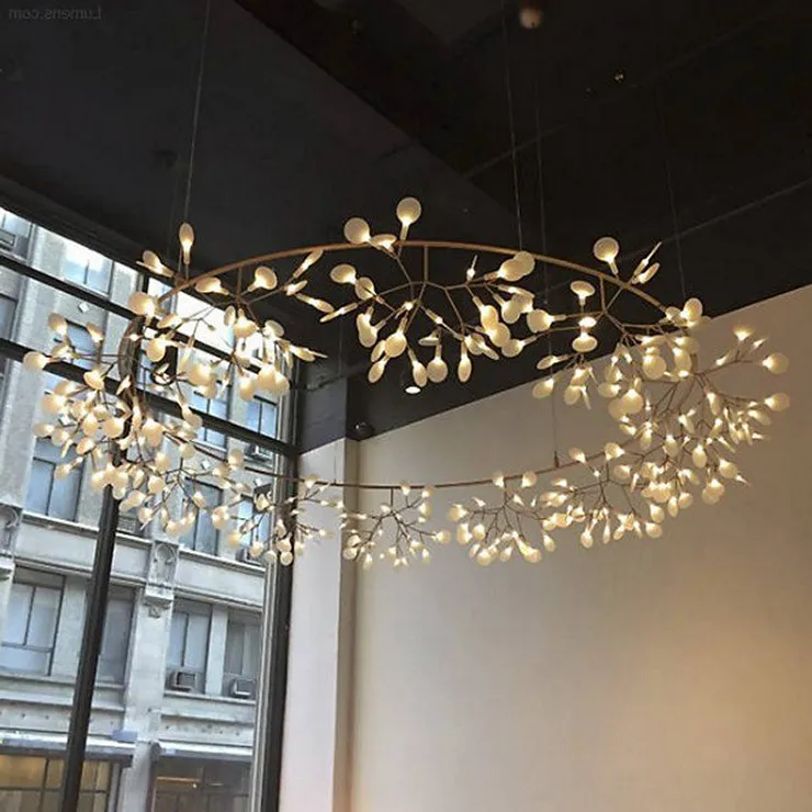 Люстра Heracleum The Big O D210  медный в стиле Moooi