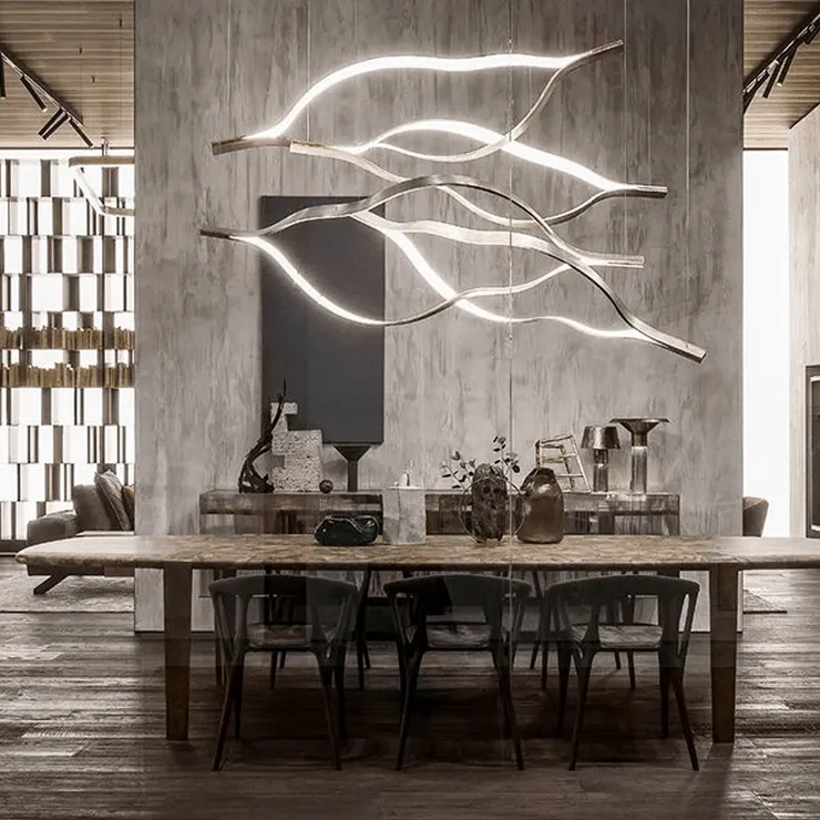 Светильник  Tape Light L180 Brass в стиле Henge