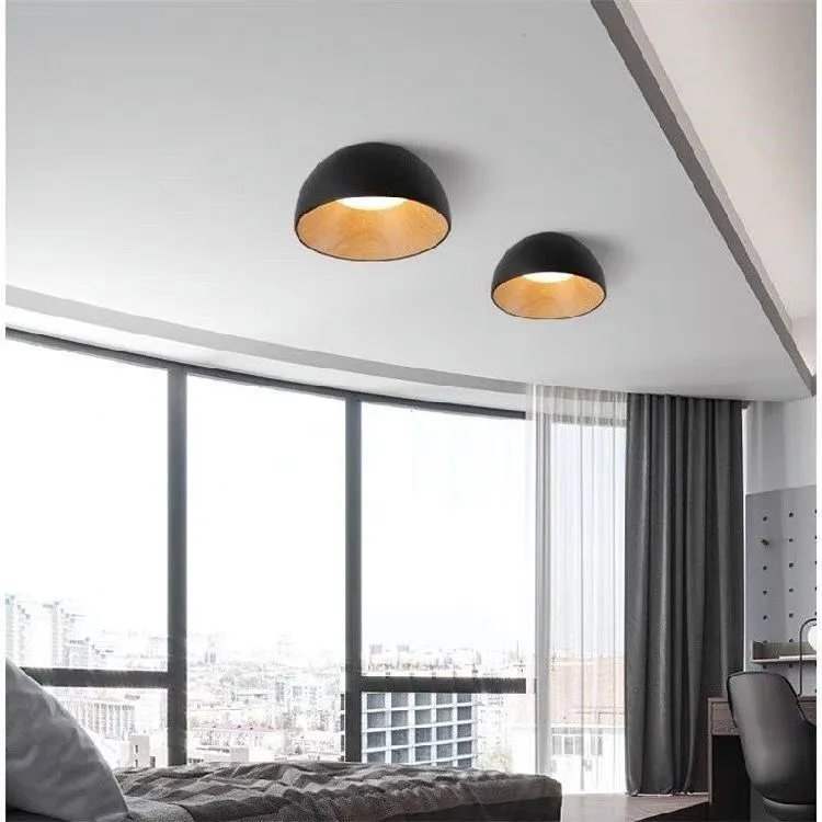 Светильник потолочный Nordic Black and Wood A D50