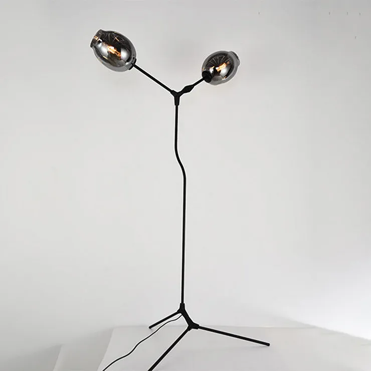 Торшер Branching Bubbles Floor Black в стиле Lindsey Adelman