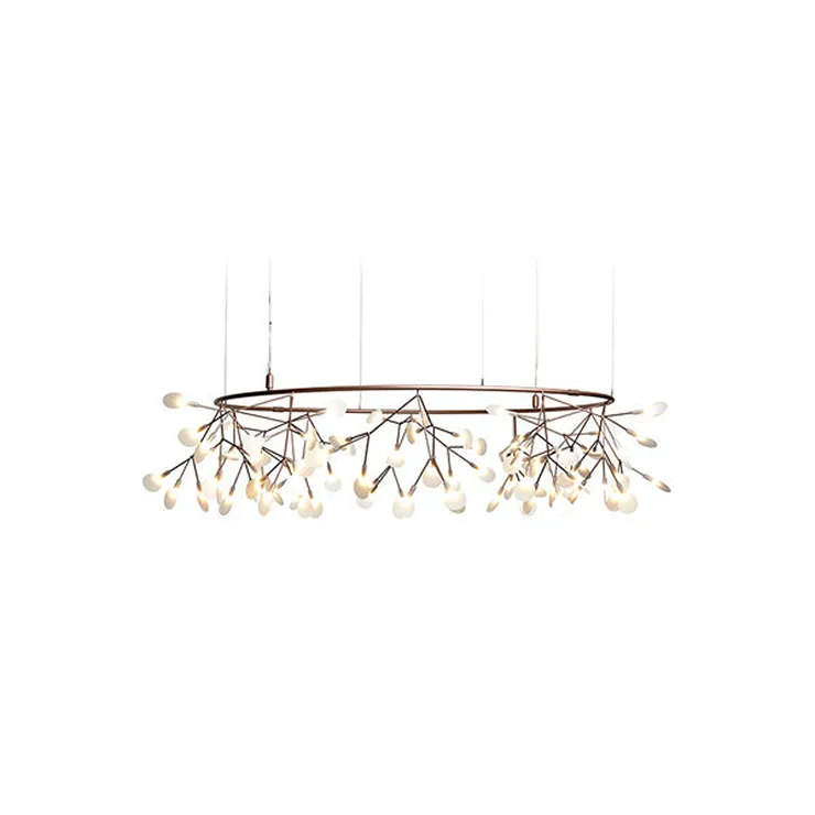 Люстра Heracleum The Big O D60  Медный в стиле Moooi