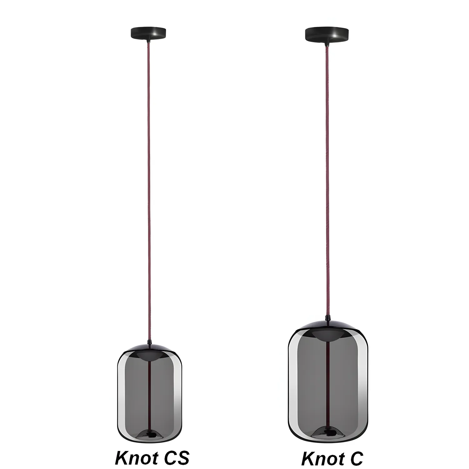 Светильник Knot Smoky AS в стиле Brokis