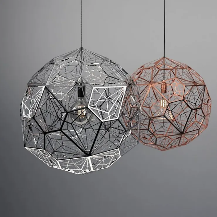 Светильник Etch Web D50 в стиле Tom Dixon