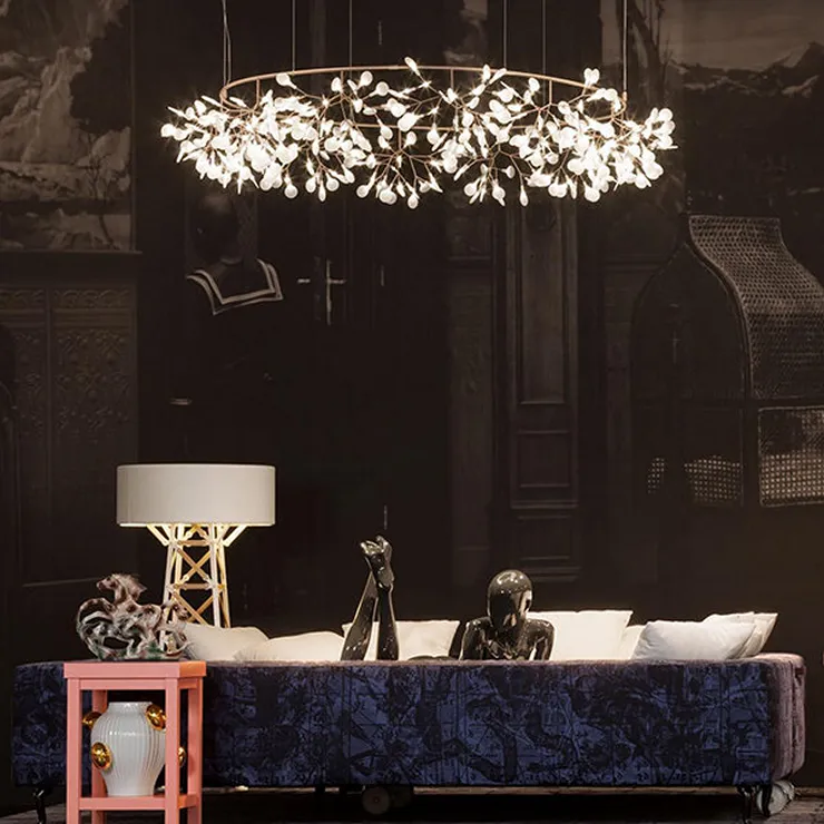 Люстра Heracleum The Big O D210  медный в стиле Moooi