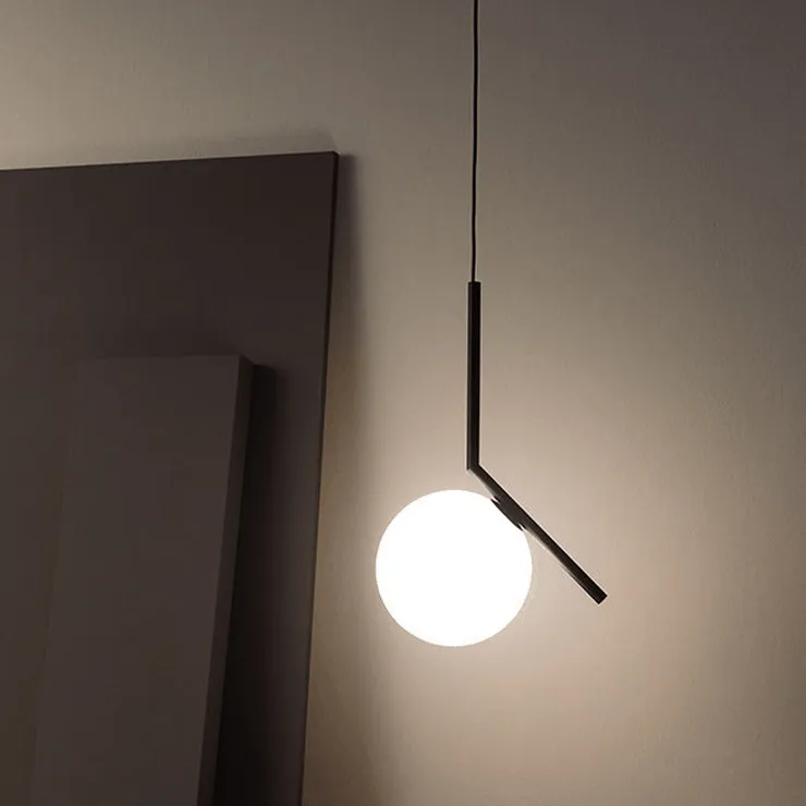 Светильник  IC Lighting S2 Black Pendant Lamp