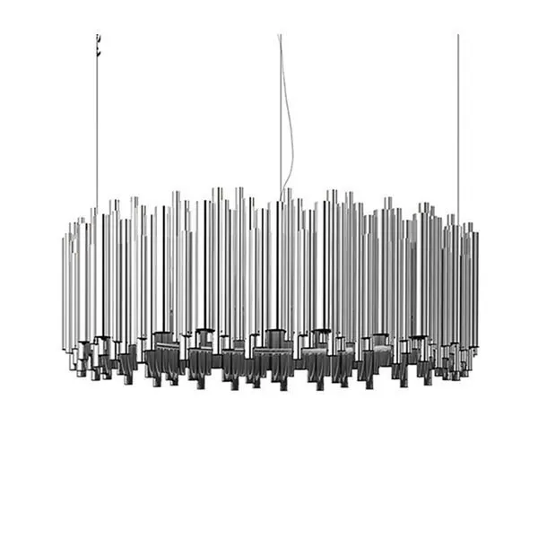 Люстра подвесная Brubeck D60 Chrome в стиле Delightful