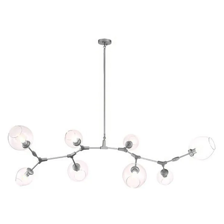 Люстра Branching Bubbles 8 Nickel