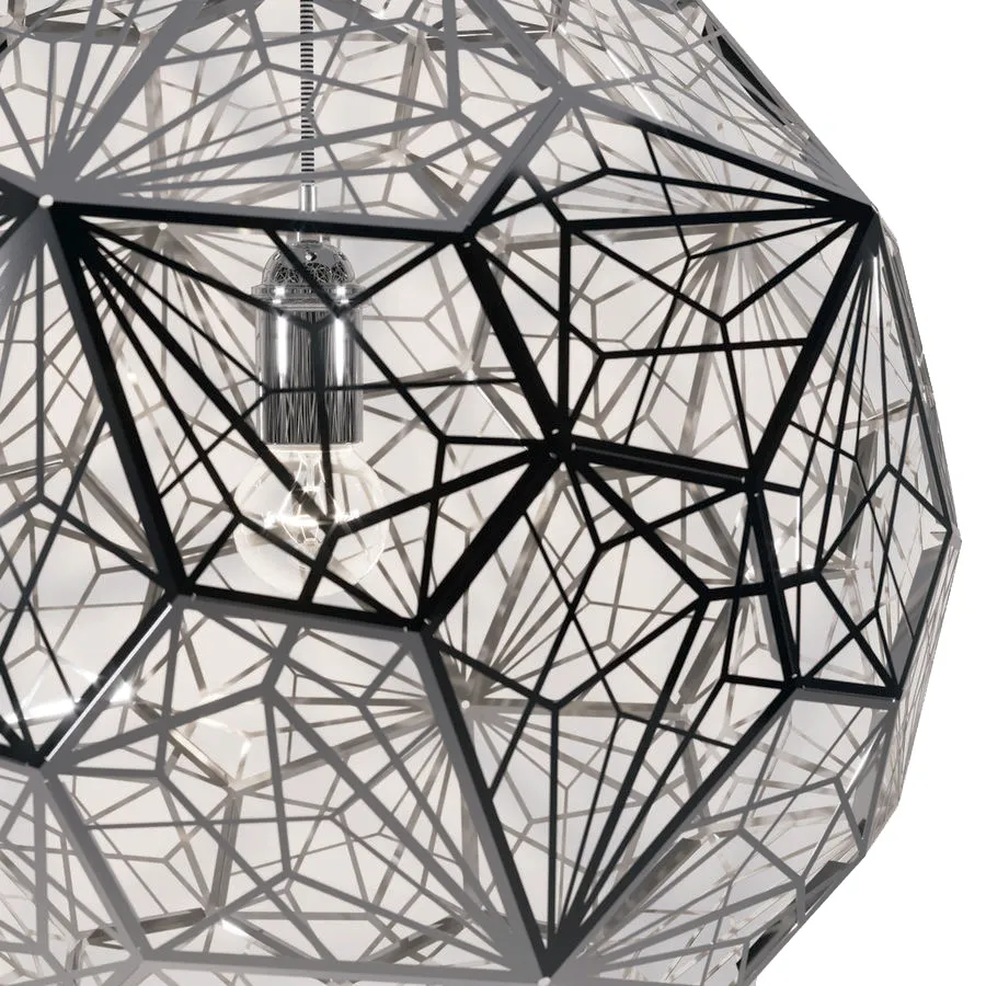 Светильник Etch Web Gold D50 в стиле Tom Dixon