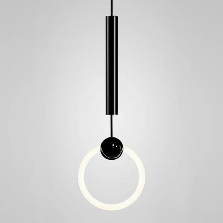 Светильник Ring Light Black D20 в стиле Lee Broom