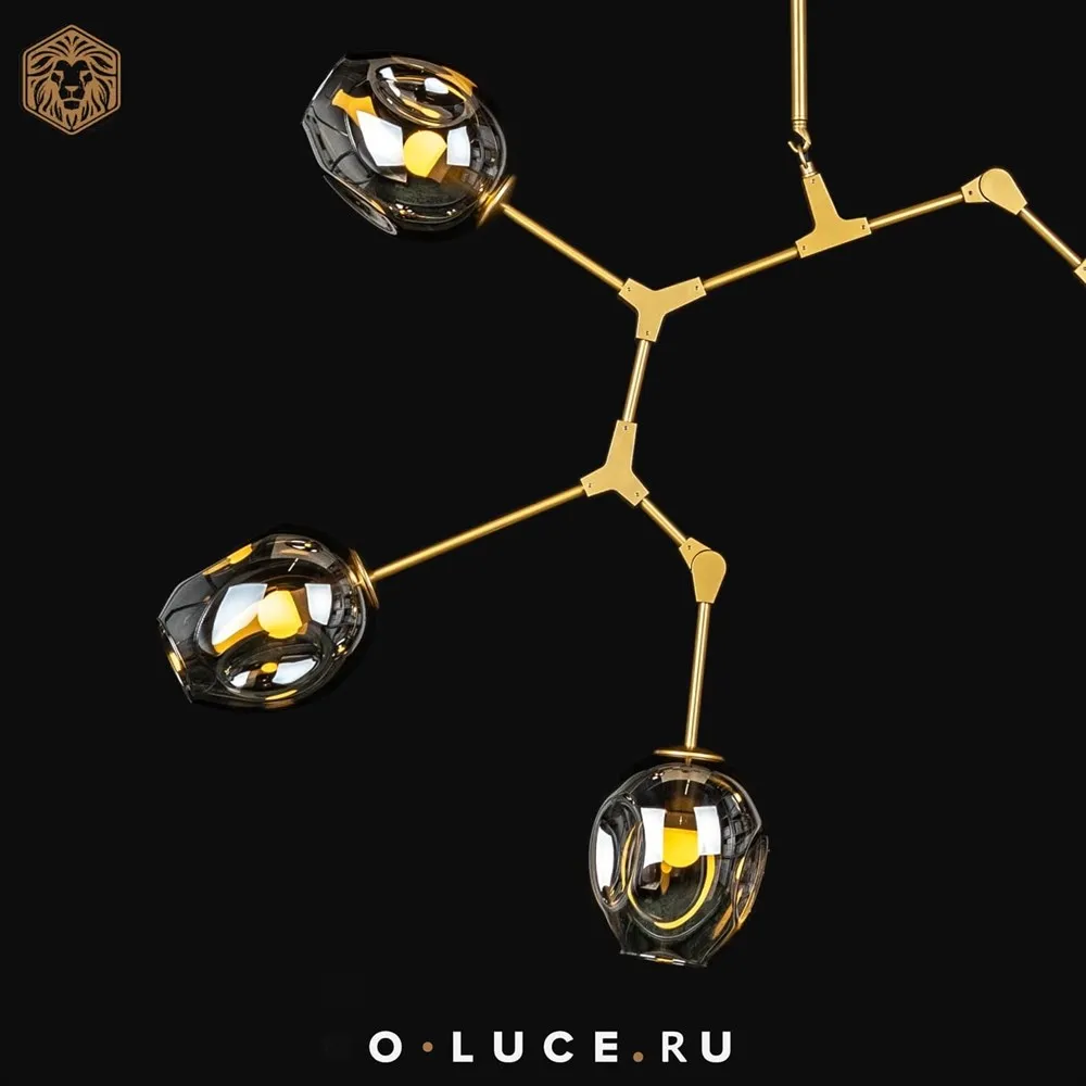 Люстра Branching Bubbles 5 Gold