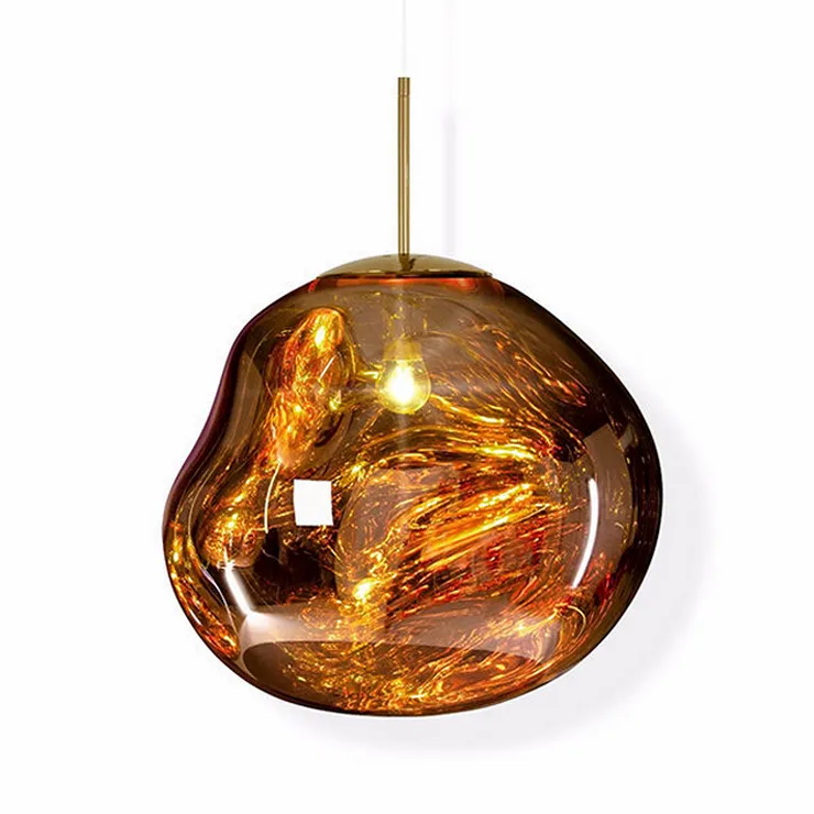 Светильник подвесной Melt Gold D38 в стиле Tom Dixon