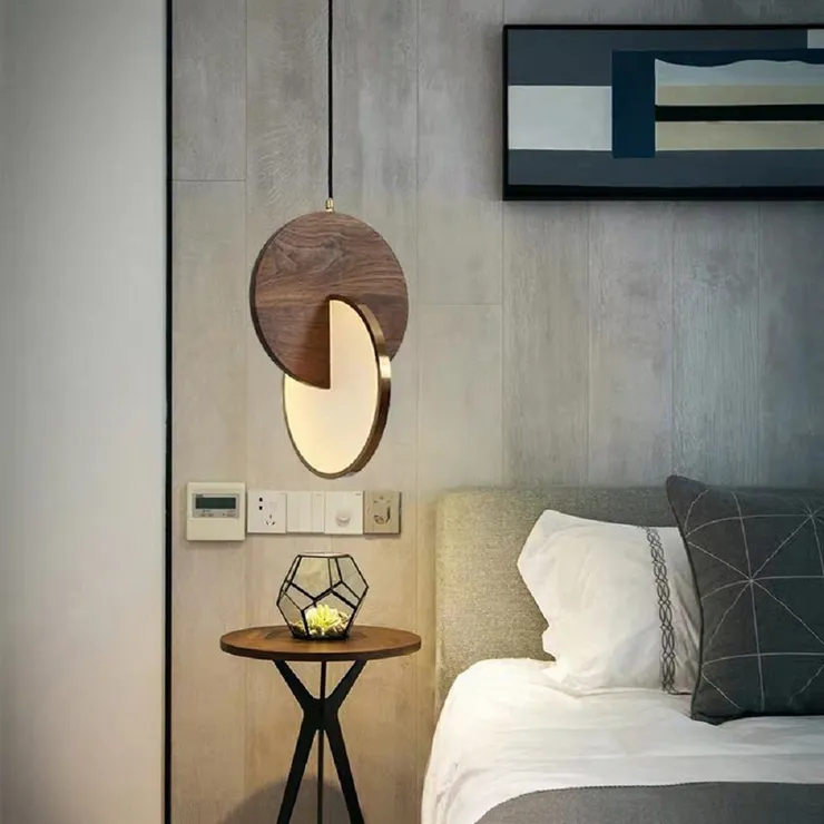 Eclipse Pendant Light Wood