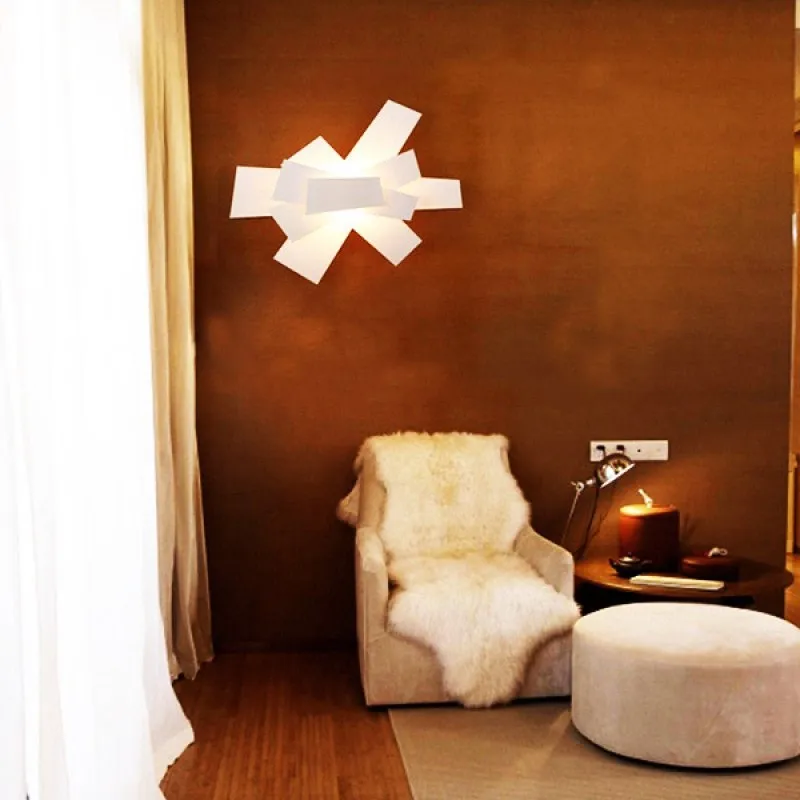 Бра Big Bang 60 Белый в стиле Foscarini