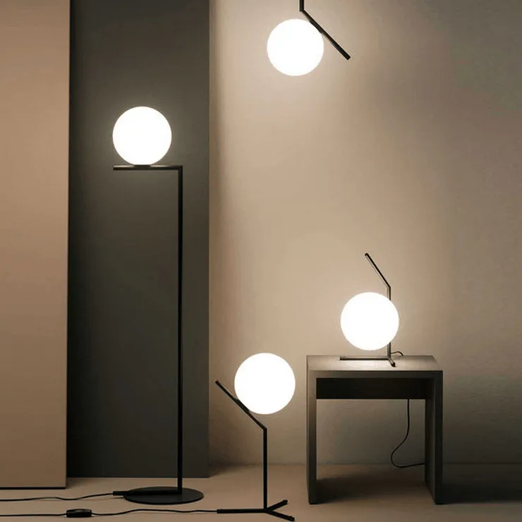 Светильник  IC Lighting S2 Black Pendant Lamp