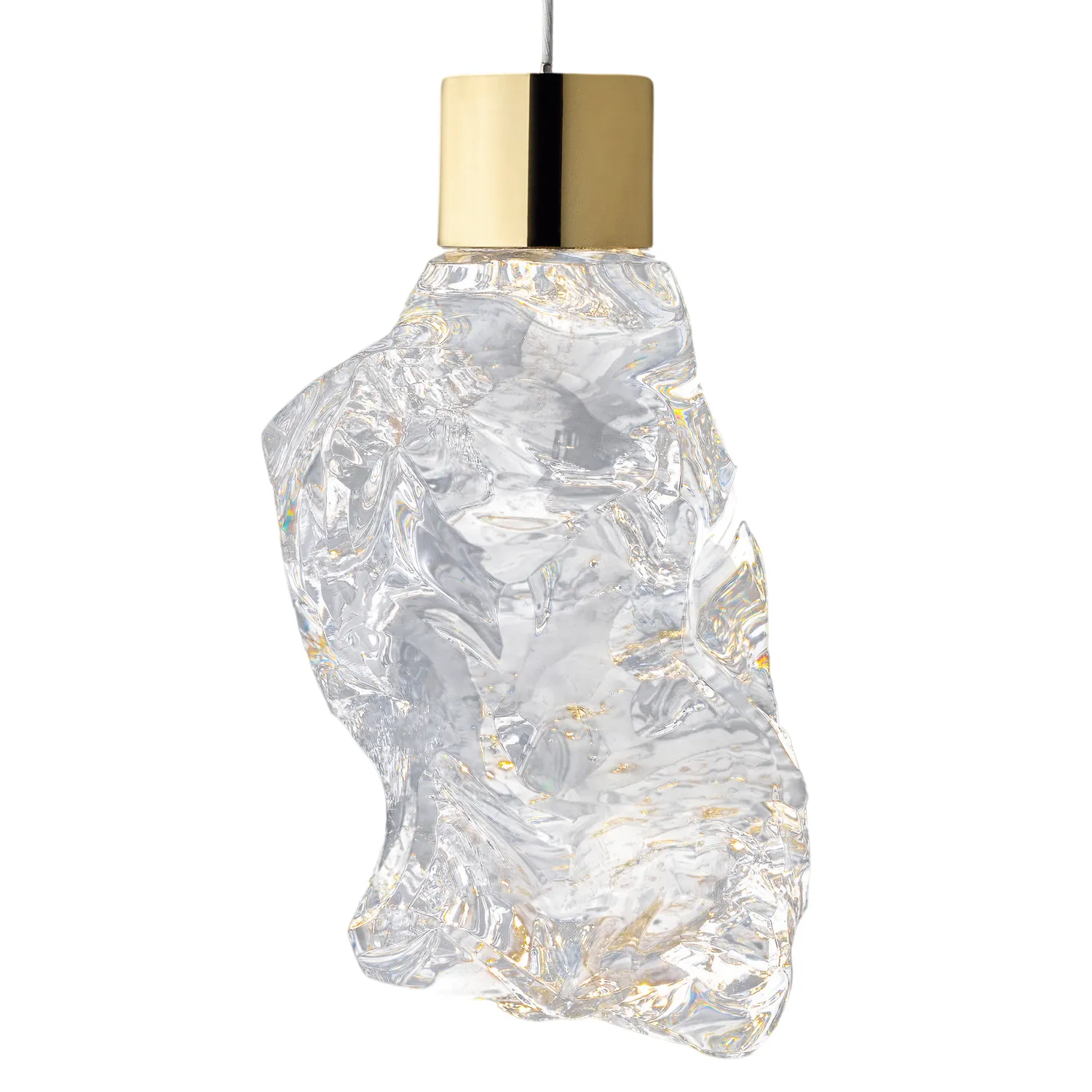 Подвес Cristallo XL LED Bras/Clear