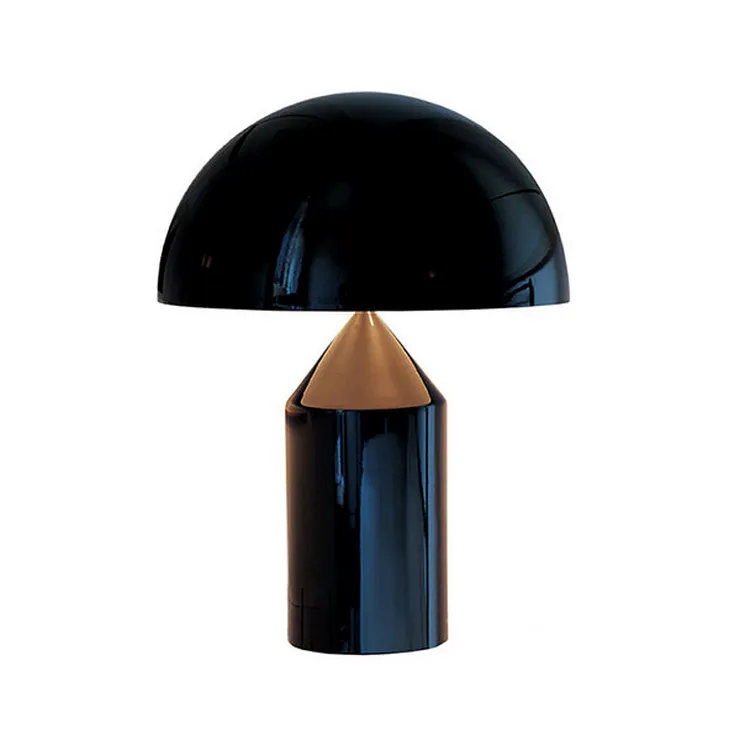 Настольная лампа Atollo Black D50 в стиле Oluce