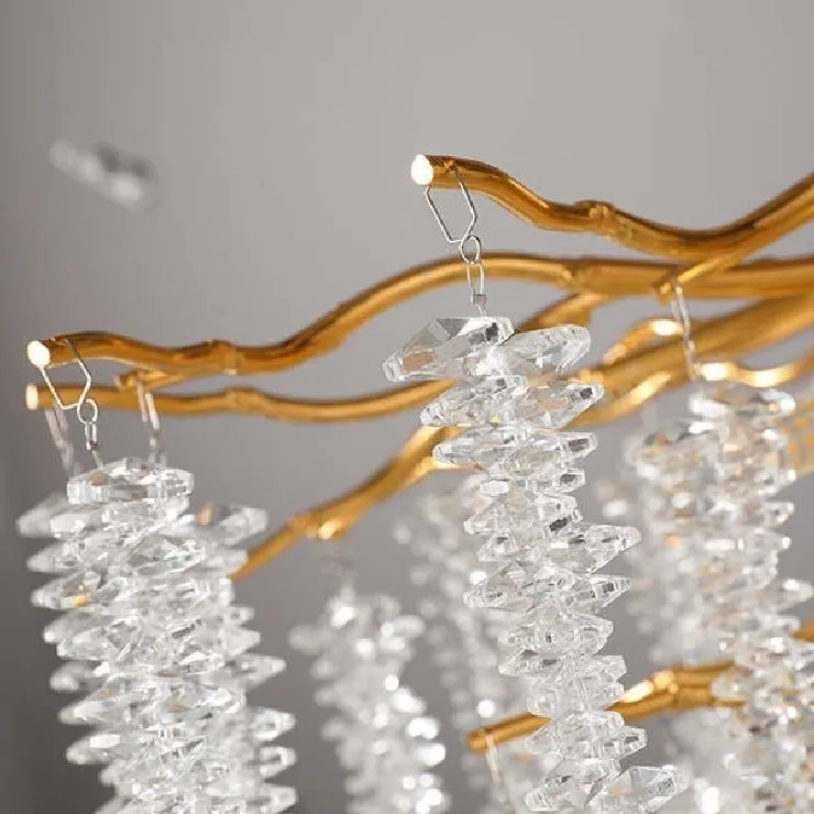 Люстра Sinfonia di Luce Gold Long L 160 см