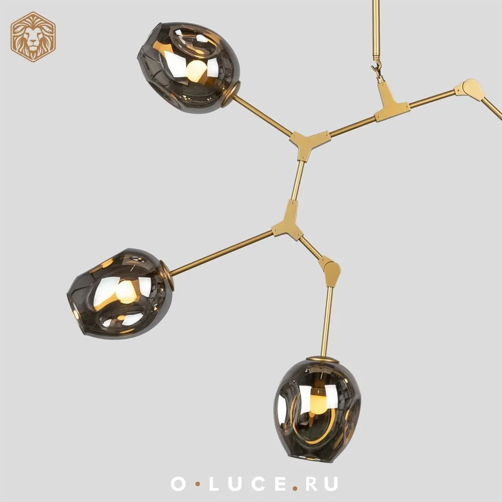 Люстра Branching Bubbles 5 Gold