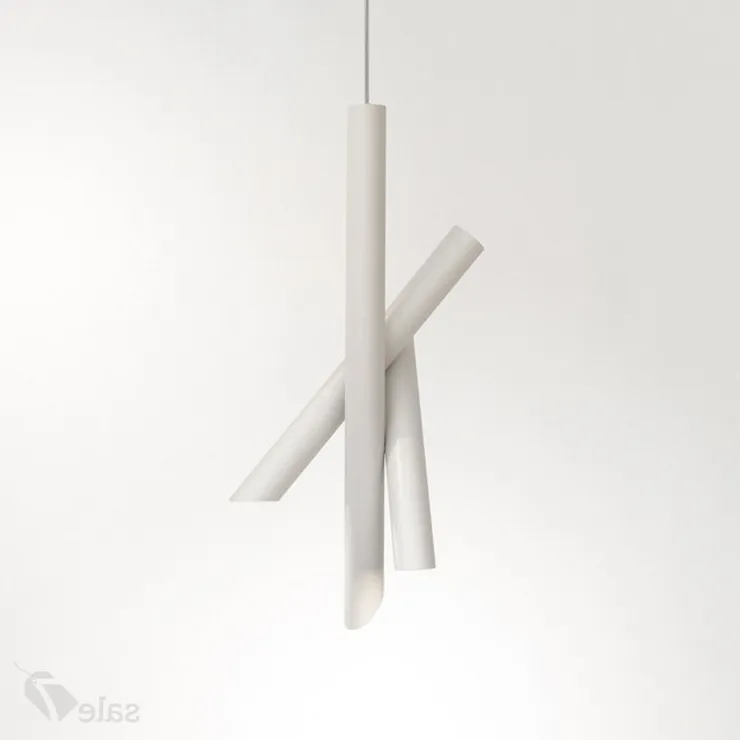Светильник Tubes 3 White в стиле Nemo
