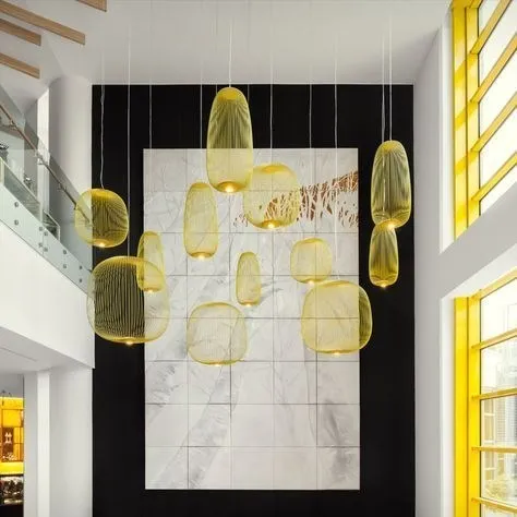 Светильник подвесной Spokes D Yellow