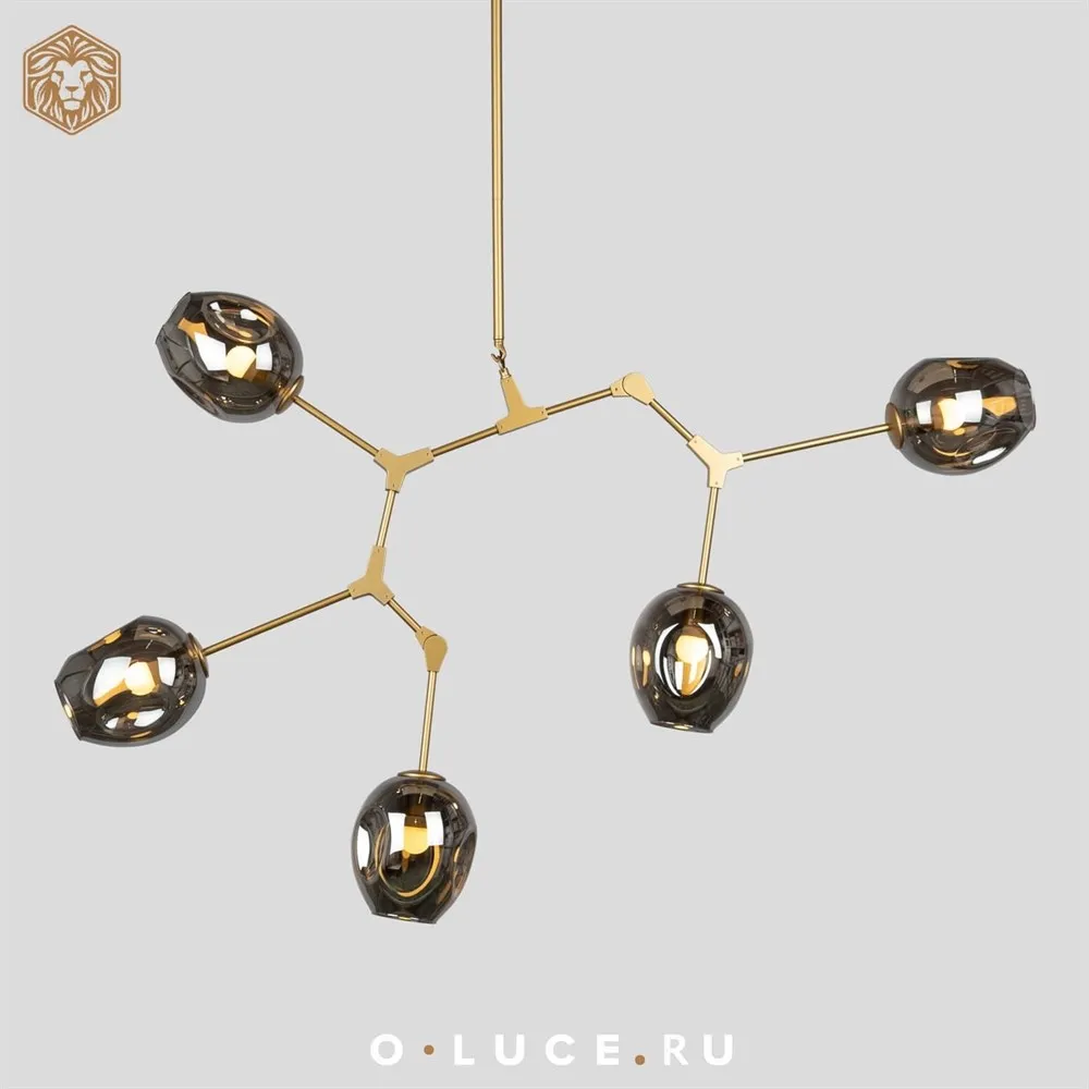 Люстра Branching Bubbles 5 Gold