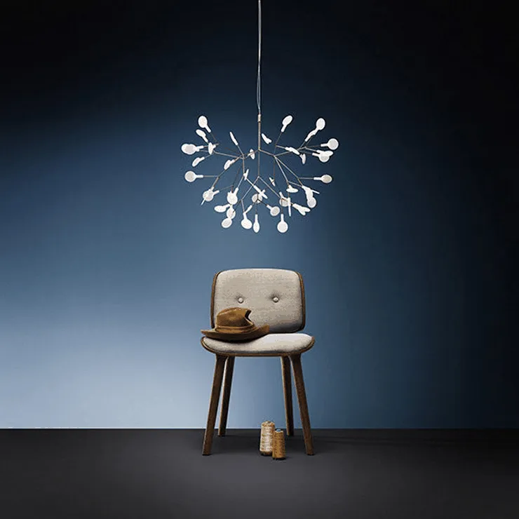 Люстра Heracleum 2 D98  медный в стиле Moooi