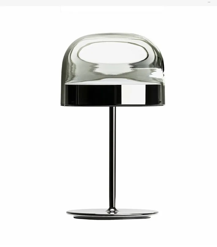 Настольная лампа Equatore L Chrome and Black