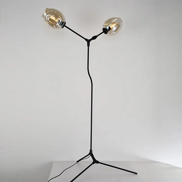 Торшер Branching Bubbles Floor Black в стиле Lindsey Adelman