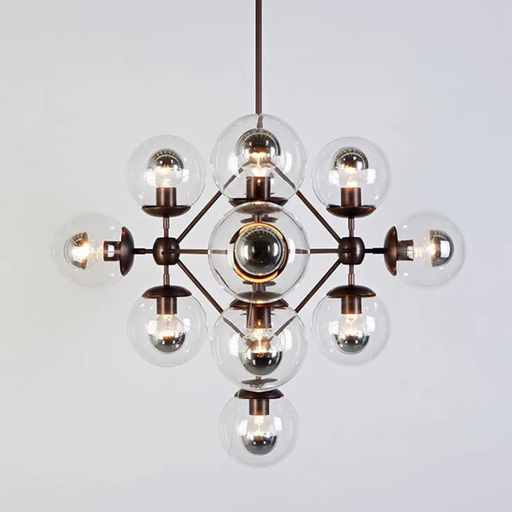 Люстра Modo Chandelier 13 Globes в стиле Roll&Hill