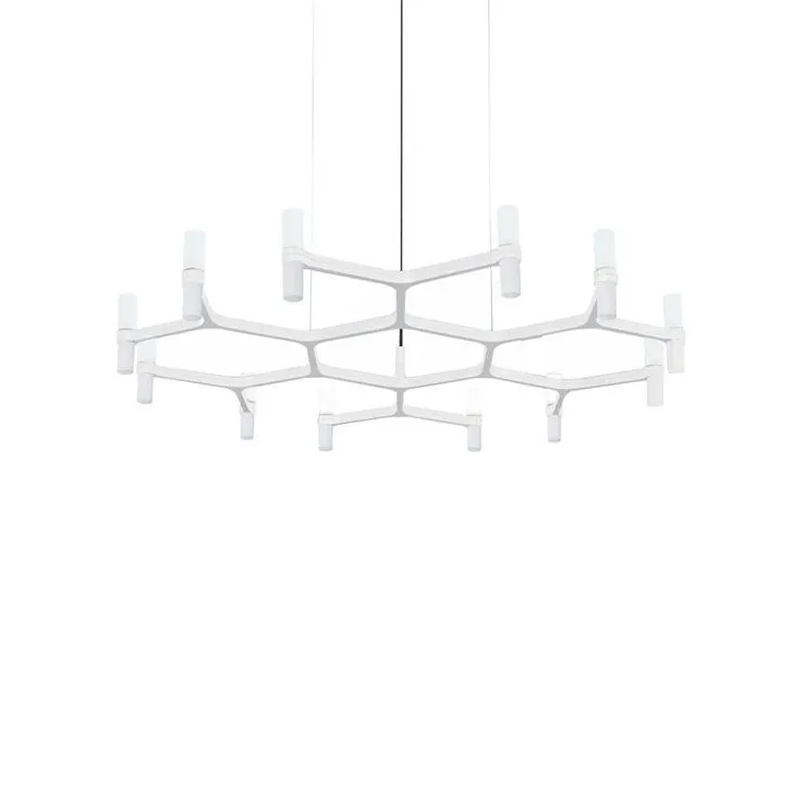 Люстра Crown Plana Mega White L110 в стиле Nemo