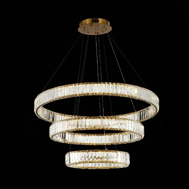 Люстра подвесная Bertolda Verical Brass Brass 3 80/60/40