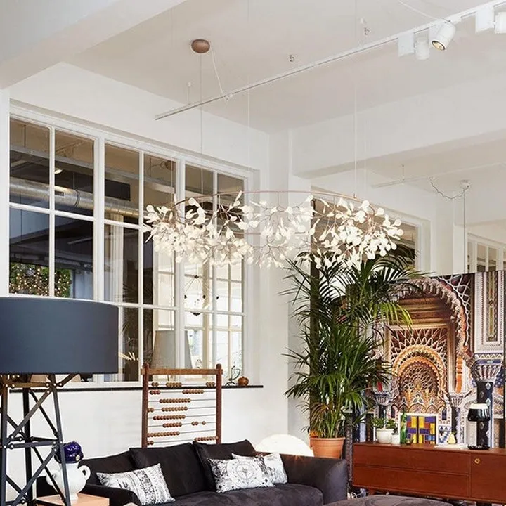 Люстра Heracleum The Big O D210 Золотой в стиле Moooi